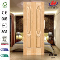 JHK-020 hecho en China barato con buena calidad MDF chapa de panel de puerta de chapa de Brich